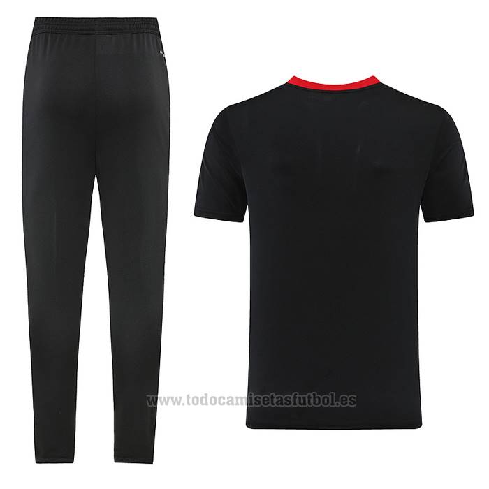 Chandal del Manchester United Manga Corta 2023-2024 Negro